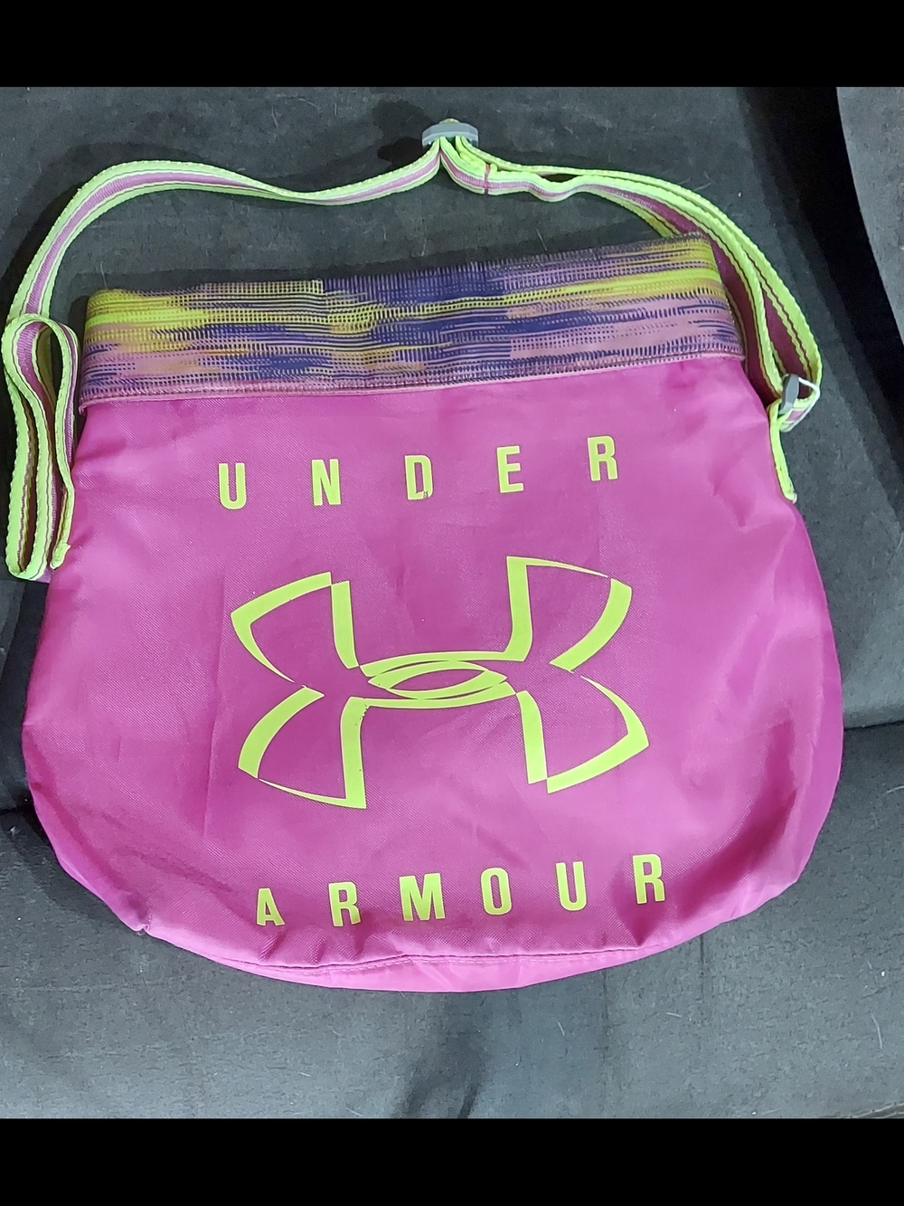 Under Armour Pink and Lime Crossbody Bag
